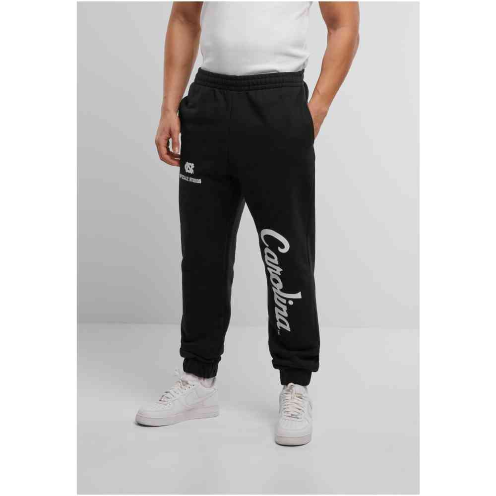 Mister Tee Upscale - North Carolina Multi Logo Heren joggingbroek - Zwart